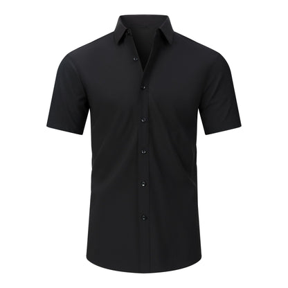 Lightweight Stretchy Plus-Size Men's Long-Sleeve Shirt