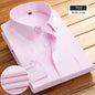 Striped Long-Sleeved Shirt for Men, Cotton Blend, Breathable