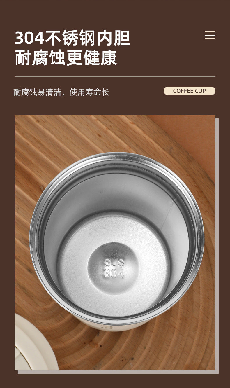 Summer Insulated Stainless Steel Coffee Cup 450ml