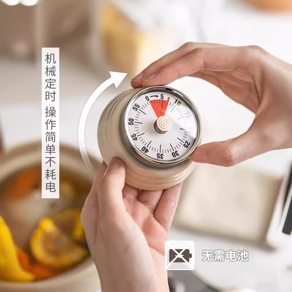 Mechanical Kitchen Timer with Magnetic Attraction