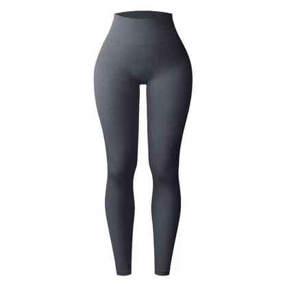 Women's Solid Color Lycra Yoga Fitness Leggings