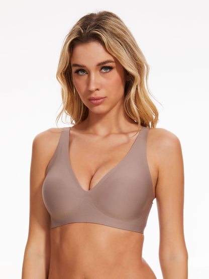 Seamless Wireless Full-Cup Bra in Nylon