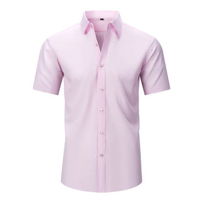 Lightweight Stretchy Plus-Size Men's Long-Sleeve Shirt