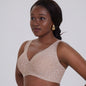 Seamless Wireless Full-Cup Bra in Nylon