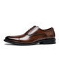 Men's Oxford Leather Dress Shoes with Height Increase