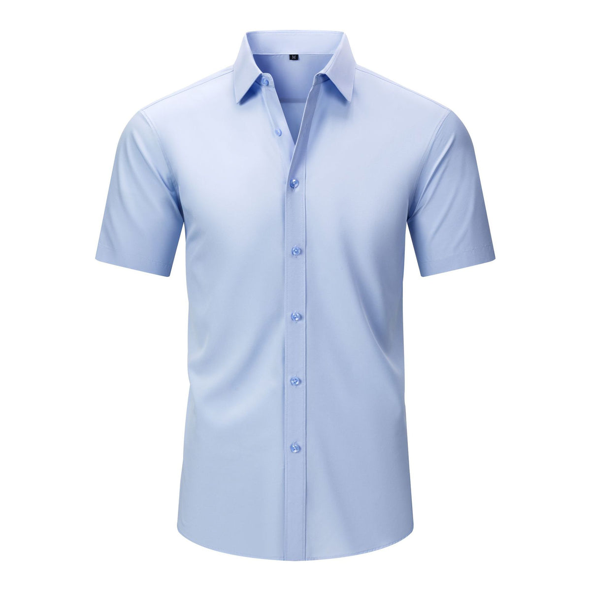Lightweight Stretchy Plus-Size Men's Long-Sleeve Shirt
