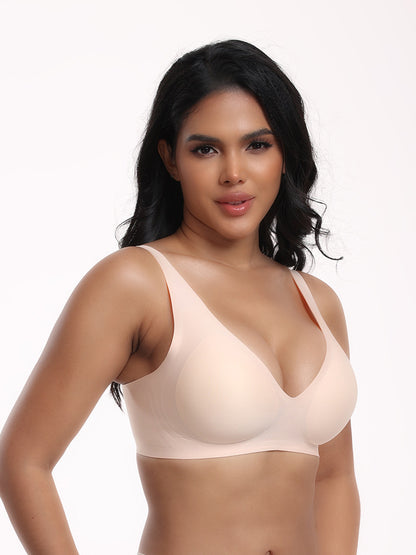 Seamless Wireless Full-Cup Bra in Nylon
