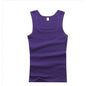 Men's Cotton Slim Fit Sports Vest in Multiple Colors