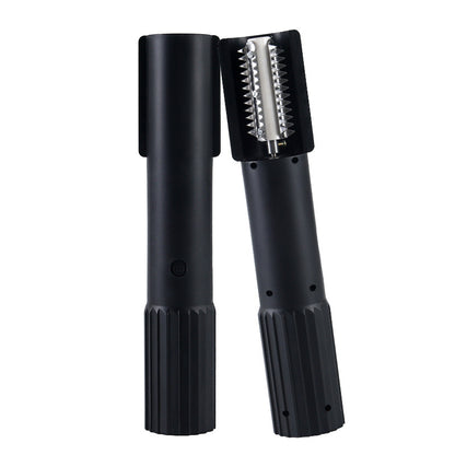 Wireless Stainless Steel Fish Scale Scraper Black