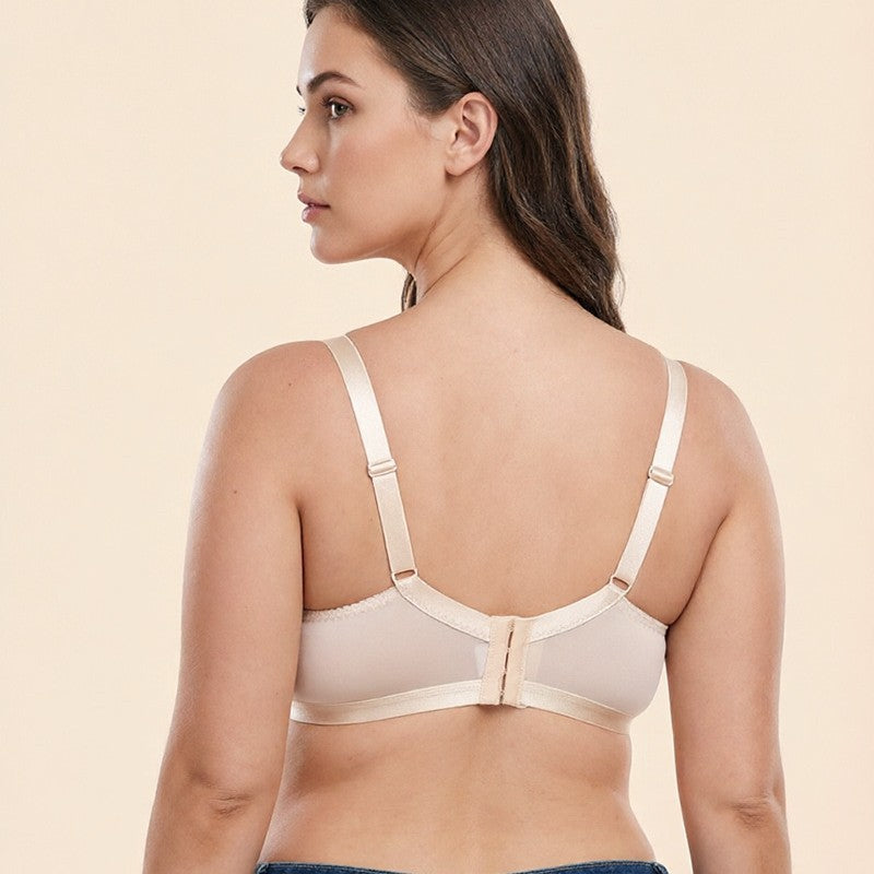 Satin Ultra-Thin Plus Size Bra Without Steel Ring