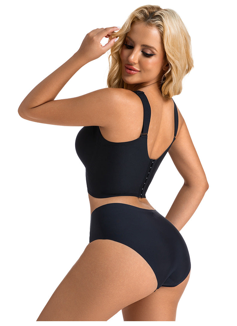 Large Cup Seven-Breasted Bra with Tummy Control