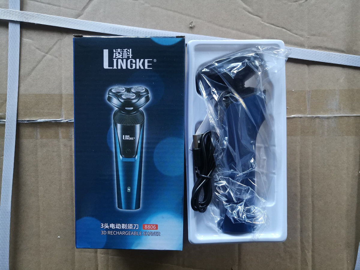 Lingke 8806 Electric Shaver USB Charging Grey