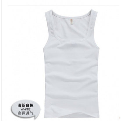 Men's Cotton Slim Fit Sports Vest in Multiple Colors