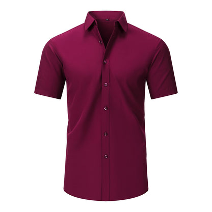 Lightweight Stretchy Plus-Size Men's Long-Sleeve Shirt