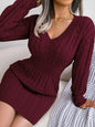 European and American Twist Waist Dress in Various Colors