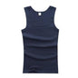 Men's Cotton Slim Fit Sports Vest in Multiple Colors