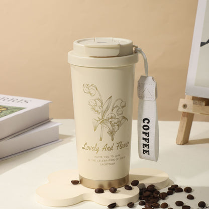 Summer Insulated Stainless Steel Coffee Cup 450ml