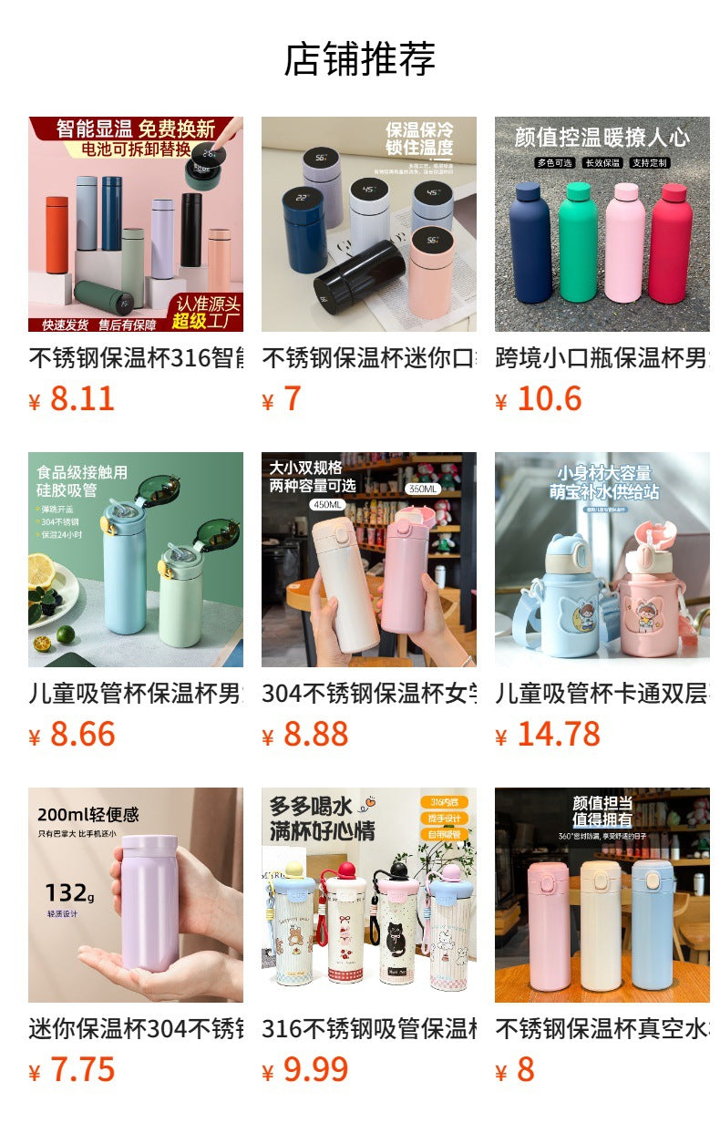Summer Insulated Stainless Steel Coffee Cup 450ml