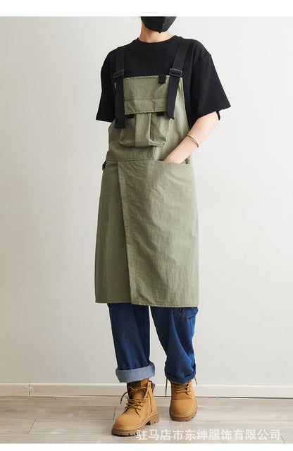 Korean Style Polyester Apron for Women