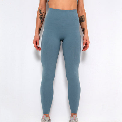 Women's Solid Color Lycra Yoga Fitness Leggings