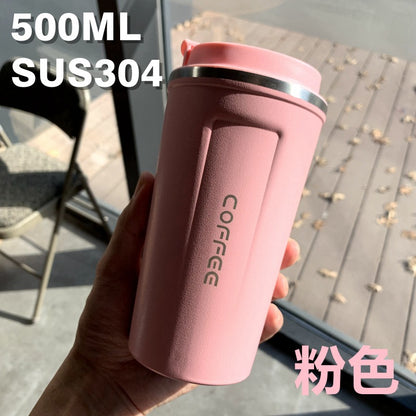 Summer Insulated Stainless Steel Coffee Cup 450ml
