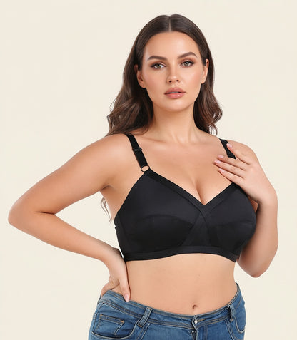 Satin Ultra-Thin Plus Size Bra Without Steel Ring