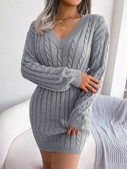 European and American Twist Waist Dress in Various Colors