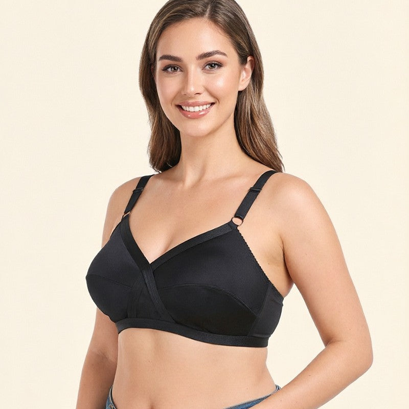 Satin Ultra-Thin Plus Size Bra Without Steel Ring