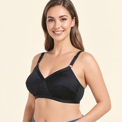 Satin Ultra-Thin Plus Size Bra Without Steel Ring