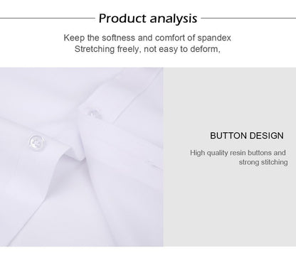 Lightweight Stretchy Plus-Size Men's Long-Sleeve Shirt