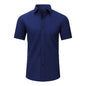 Lightweight Stretchy Plus-Size Men's Long-Sleeve Shirt