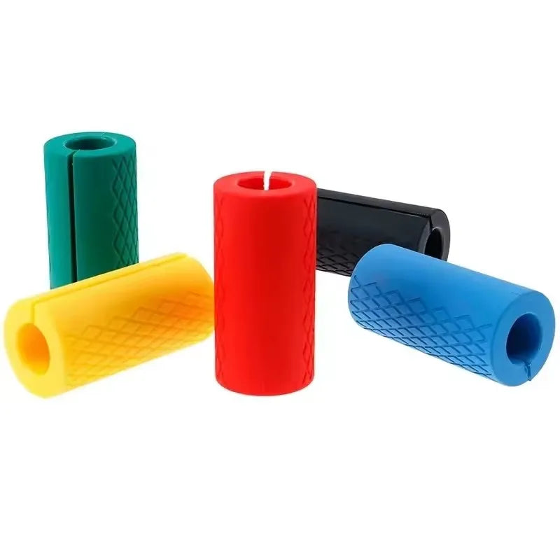 Grip Fat Barbell Handle Silicone Non-Slip Pad
