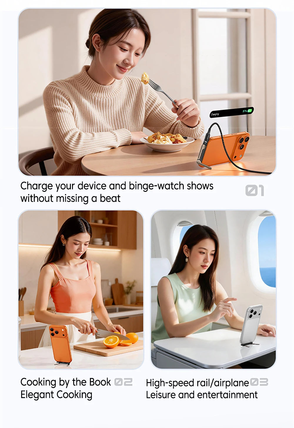 USB-C Fast Charging Adapter Set – 3 Pieces