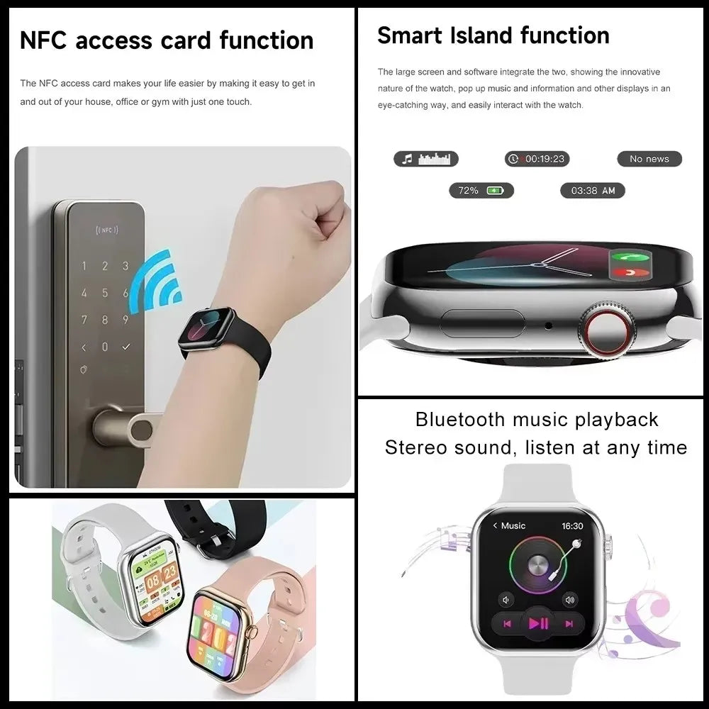 GPS Smart Watch with Heart Rate Monitor and Bluetooth Call