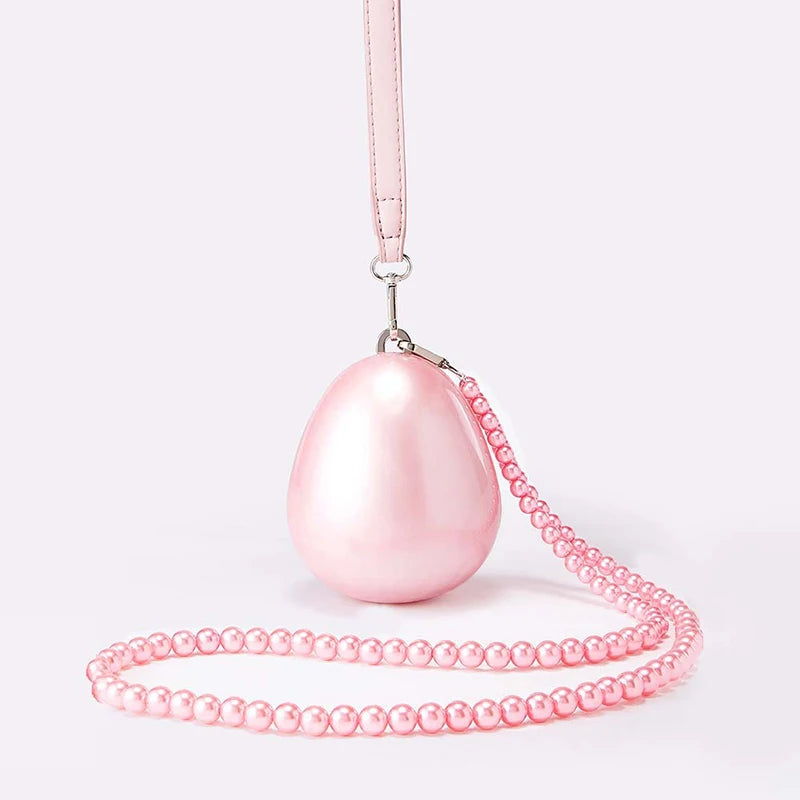 Mini Pearl Beaded Crossbody Handbag for Women