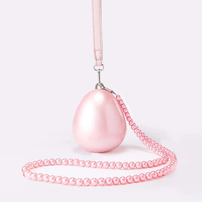 Mini Pearl Beaded Crossbody Handbag for Women