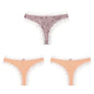 BZEL Women Lace Thong Panties Low-Waist G-String Leopard