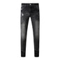 Men's Retro Wash Low Rise Elastic Skinny Denim Jeans