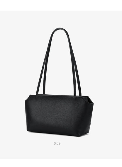 Genuine Cowhide Leather Mini Shoulder Tote Bag