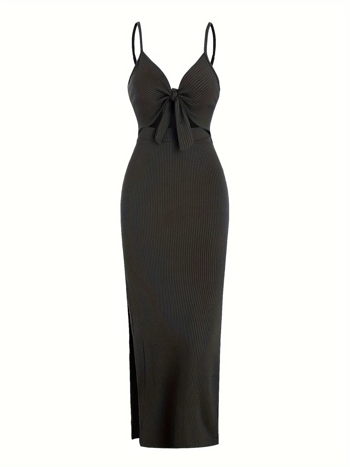 Knit Backless Sleeveless Dress for Women
