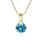Moissanite Pendant Necklace 925 Sterling Silver Women