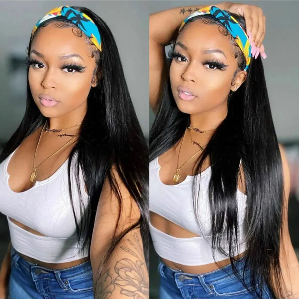Jerry Curly Half Wig Human Hair Black Seamless Clip In