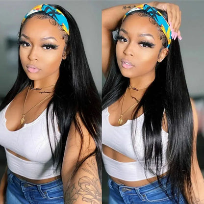 Jerry Curly Half Wig Human Hair Black Seamless Clip In