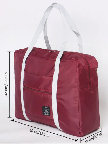 Foldable Nylon Travel Duffel Bag for Women and Girls