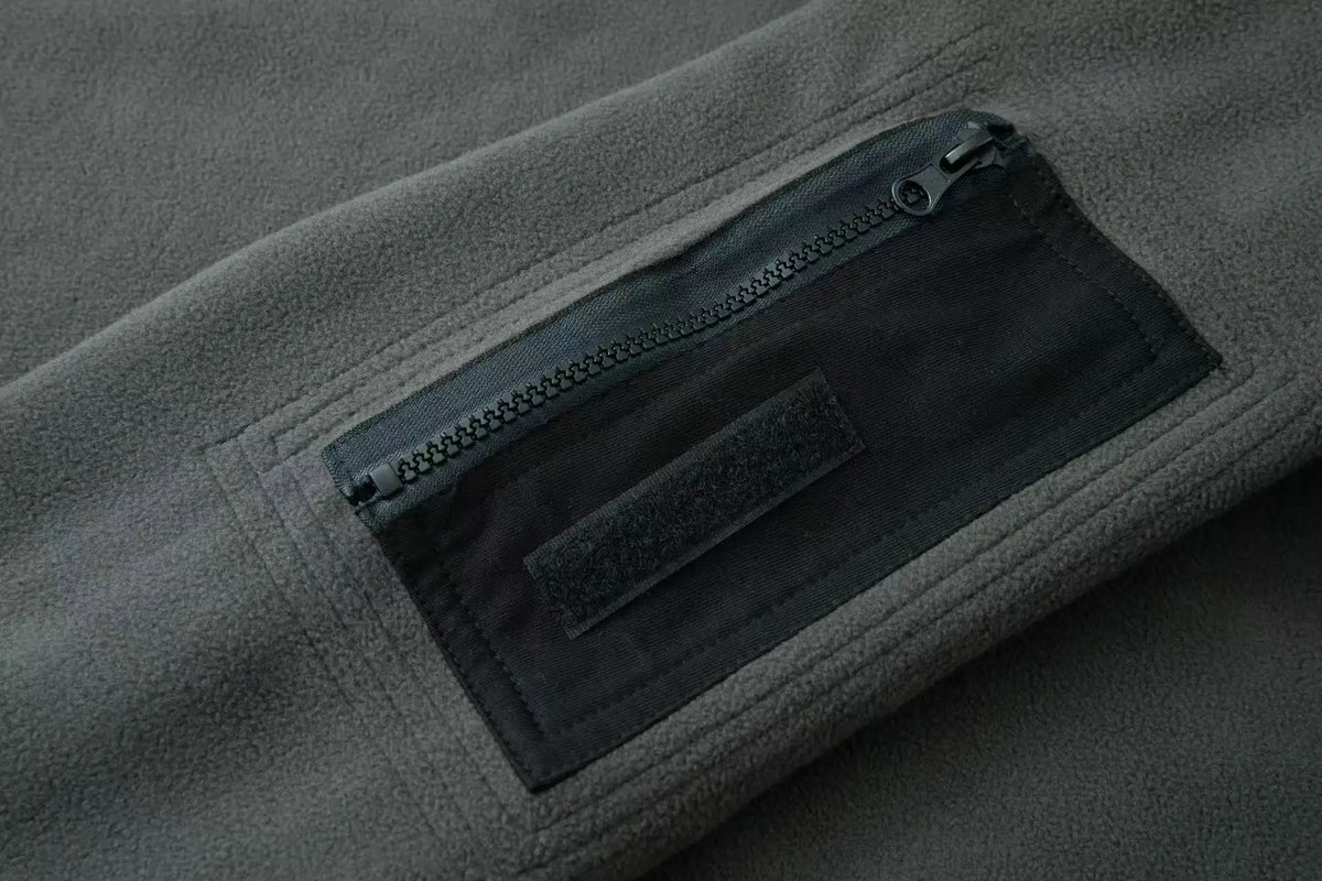Men's Tactical Polar Fleece Cargo Jacket