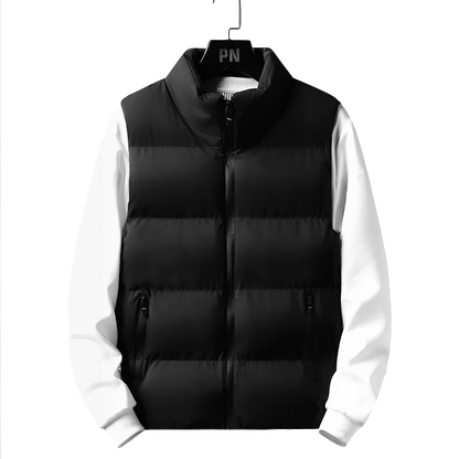 Men's Thick Windproof Sleeveless Vest Jacket