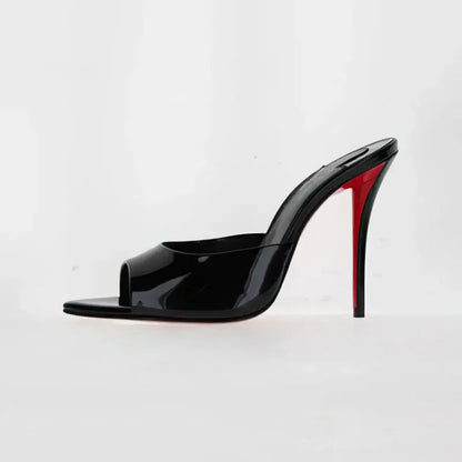 Shoes for Women New Pointed Open Toe Roman Sandals Metal Sexy Women's Shoes Outdoors Slippers 10.5 cm Sandalias Romanas Mujer