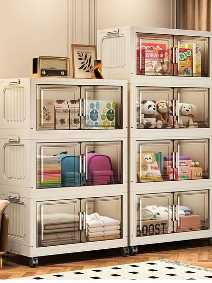 Large Capacity Plastic Folding Storage Cabinet
