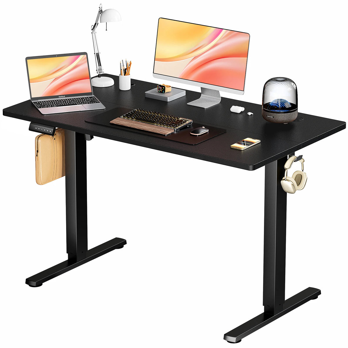 JHK Electric Adjustable Height Standing Desk for Office