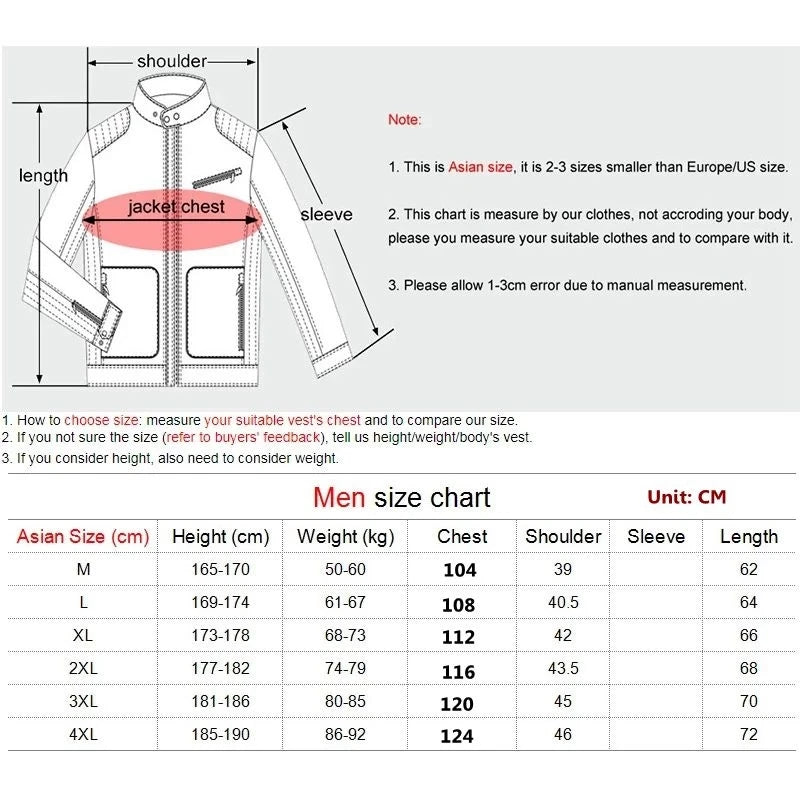 Men's Warm Sleeveless Vest Jacket with Zipper